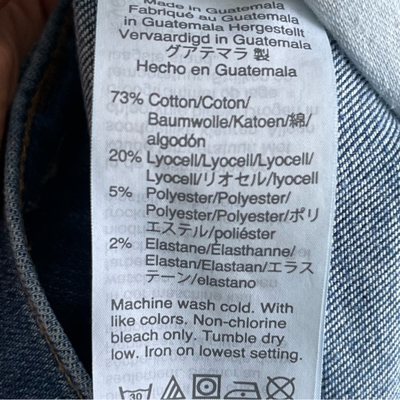 Madewell Medium Wash Cali-Demi Raw Hem Boot Jeans Women's Size 27 - Picture 10 of 11